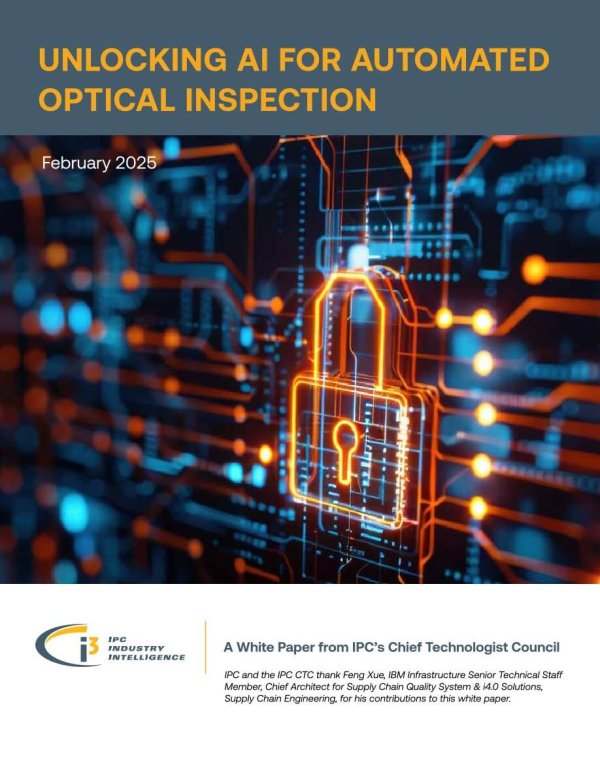 IPC がホワイトペーパー『自動光学検査(AOI)のためのAIの展開』を公開