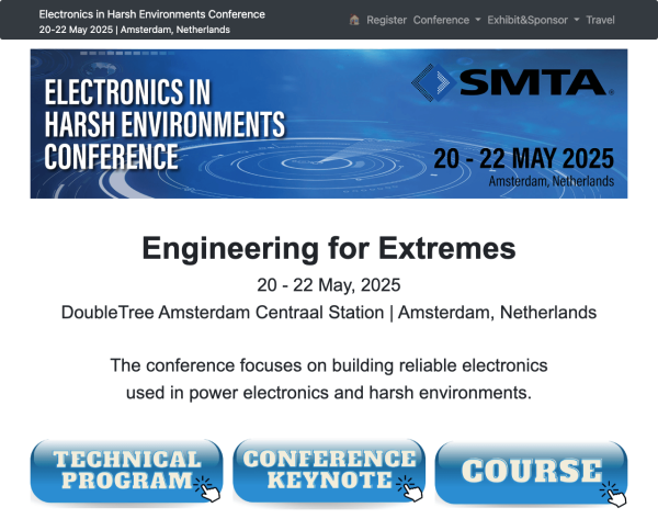 『過酷環境下の電子機器コンファレンス』5月に開催