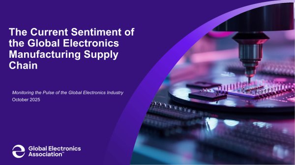 10月の全世界電子機器製造サプライチェーンの景況感（センチメント）報告公表