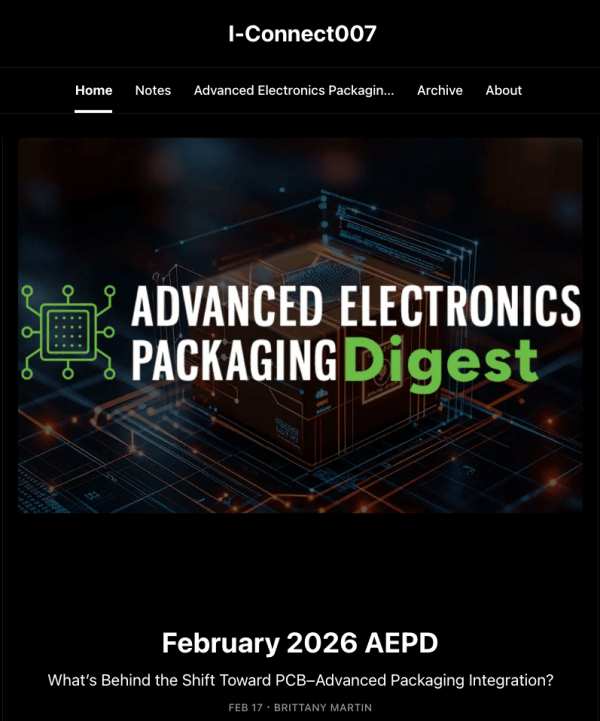 “Advanced Electronics Packaging Digest” が Substack に