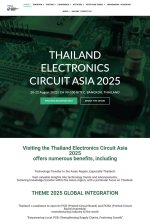 展示会 Thailand Electronics Circuit Asia 2025 が8月に開催