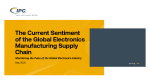 5月の全世界電子機器製造サプライチェーンの景況感（センチメント）報告公開