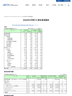 JEITAが日本の電子工業の生産5月分を発表
