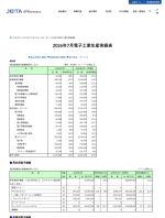 JEITAが日本の電子工業の生産7月分を発表