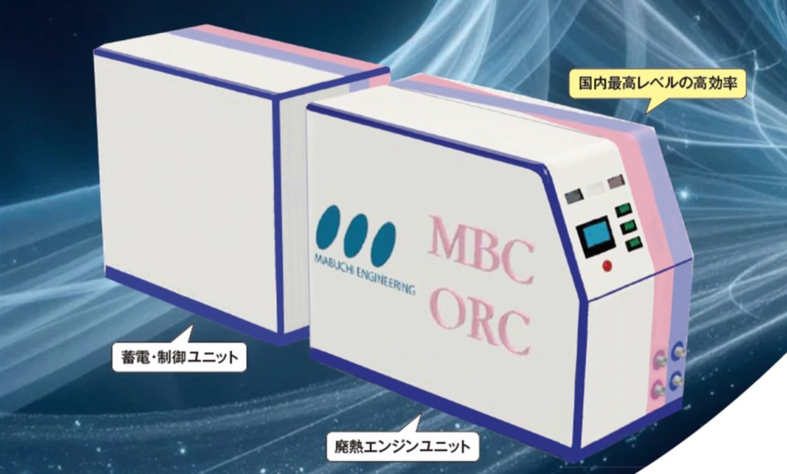 スマートエネルギーWeek関西2026 熱エネルギー展 出展製品 まちのちから株式会社 ORC発電システム